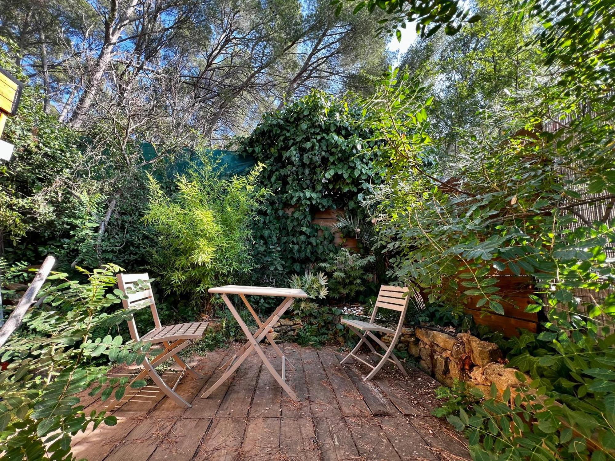 Charmant Studio Lodge Climatise Avec Jardin Et Vue Sur Le Pic Saint Loup Jacou Экстерьер фото